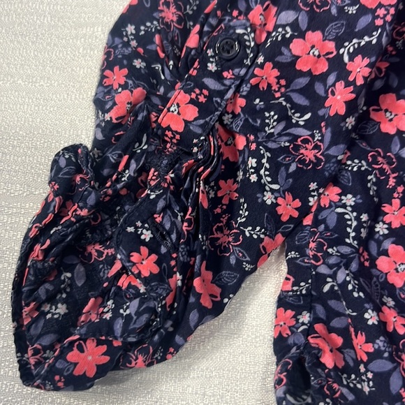 4/$15 OSHKOSH flowers blouse size 4T - Picture 3 of 5